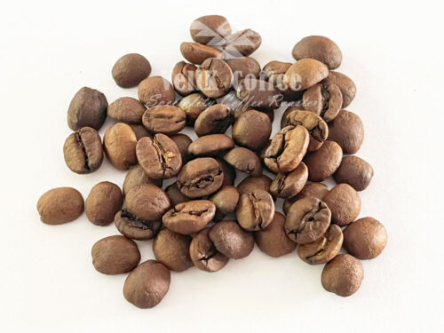 Close-up of VeliK Coffee’s Sofia roasted Arabica beans – medium roast, single origin